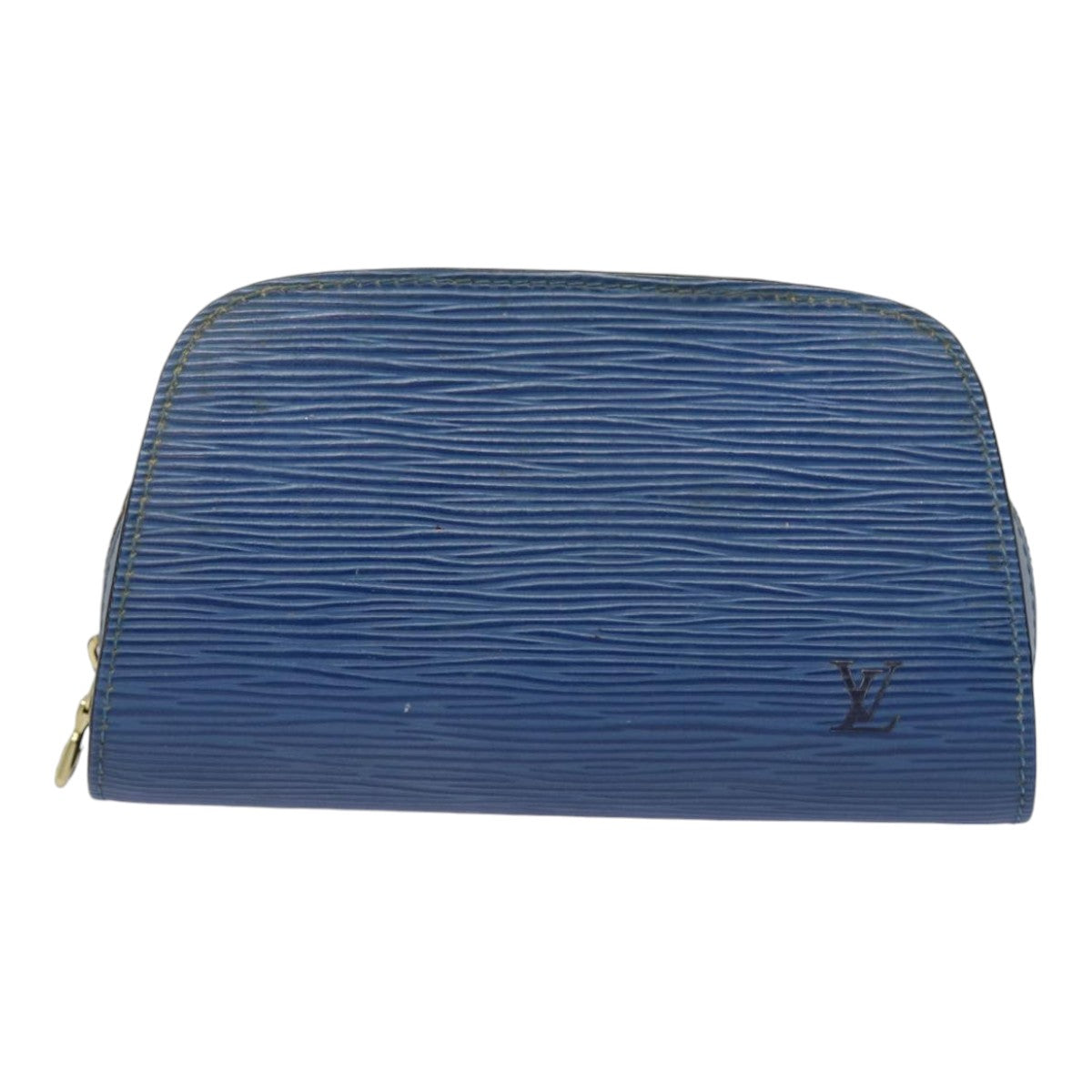 LOUIS VUITTON Epi Dauphine PM Pouch Blue M48445 LV 89185
