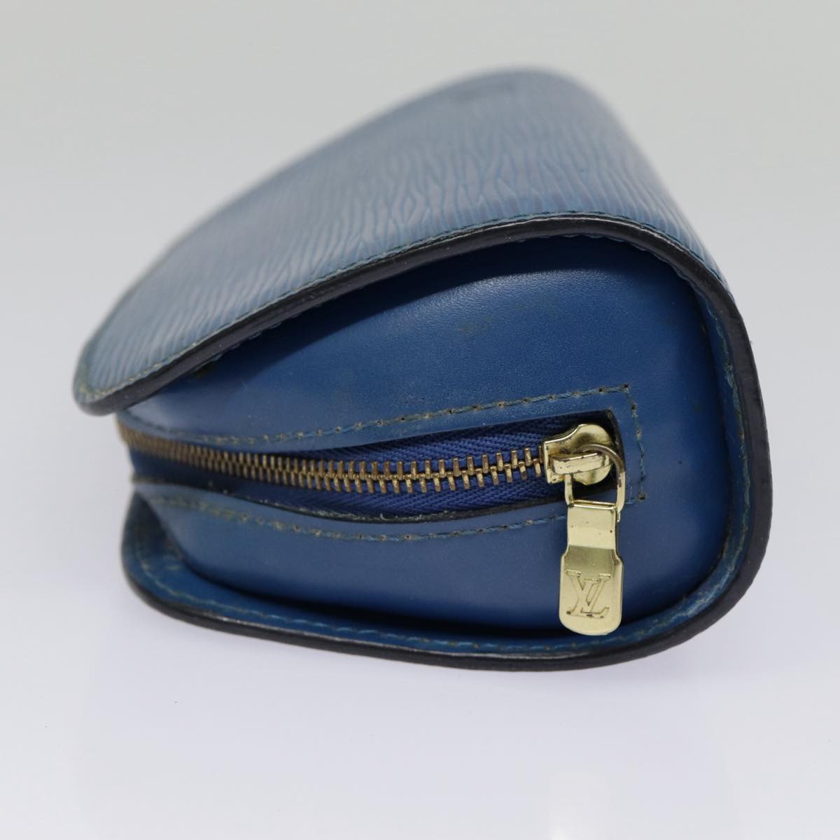LOUIS VUITTON Epi Dauphine PM Pouch Blue M48445 LV 89185