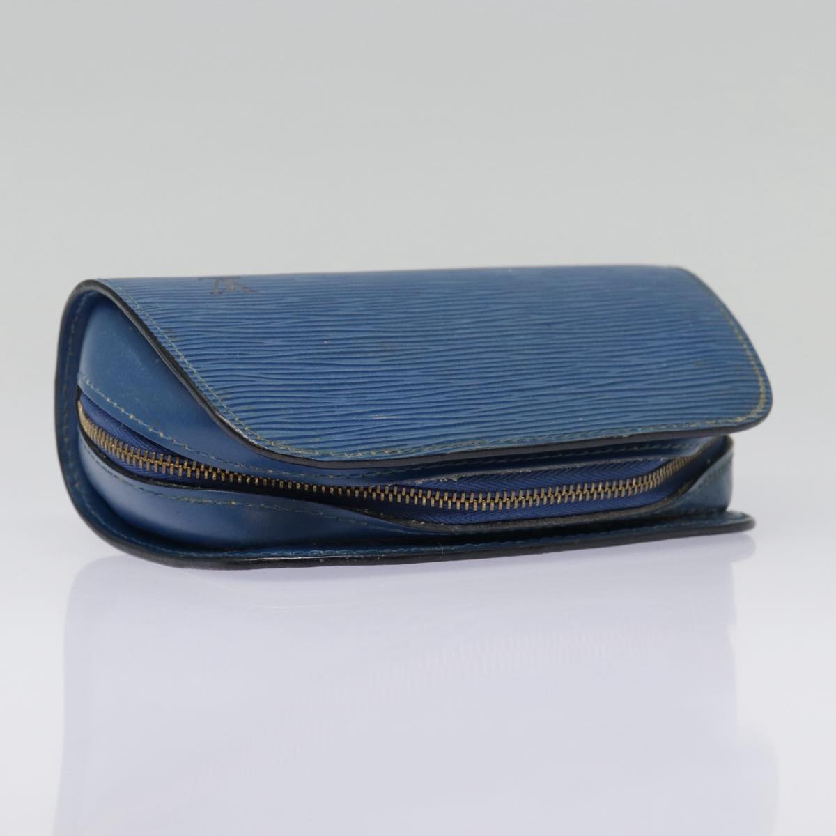 LOUIS VUITTON Epi Dauphine PM Pouch Blue M48445 LV 89185