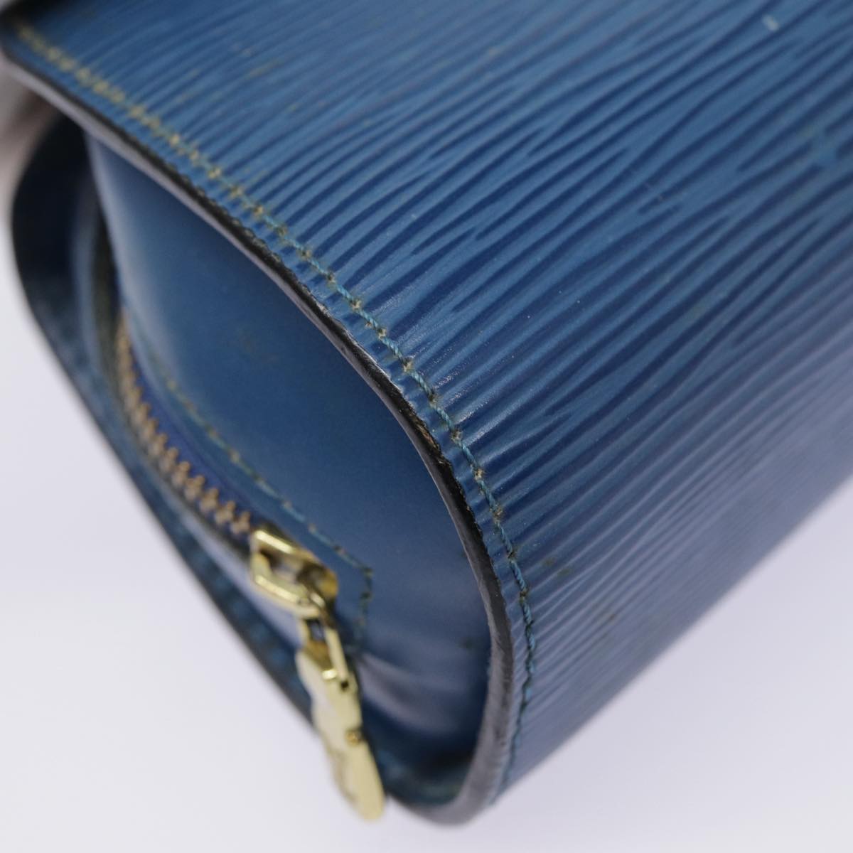 LOUIS VUITTON Epi Dauphine PM Pouch Blue M48445 LV 89185