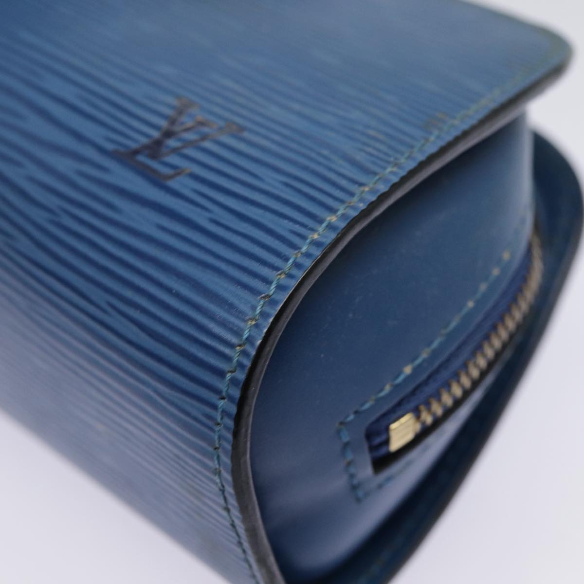 LOUIS VUITTON Epi Dauphine PM Pouch Blue M48445 LV 89185