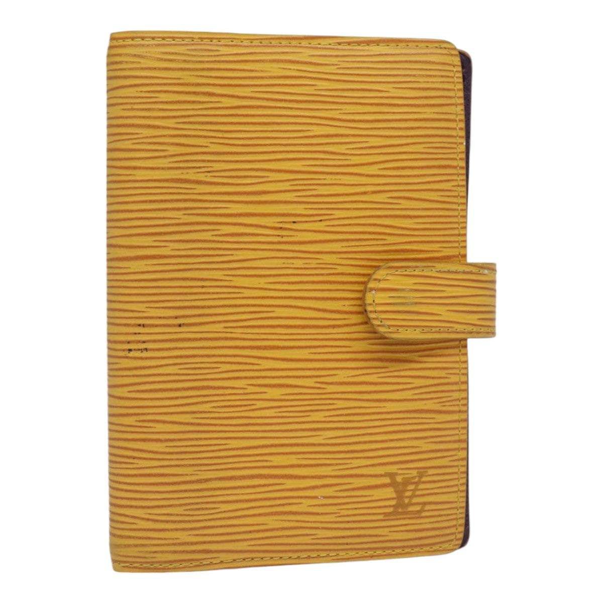 LOUIS VUITTON Epi Agenda PM Day Planner Cover Yellow R20059 LV 89186