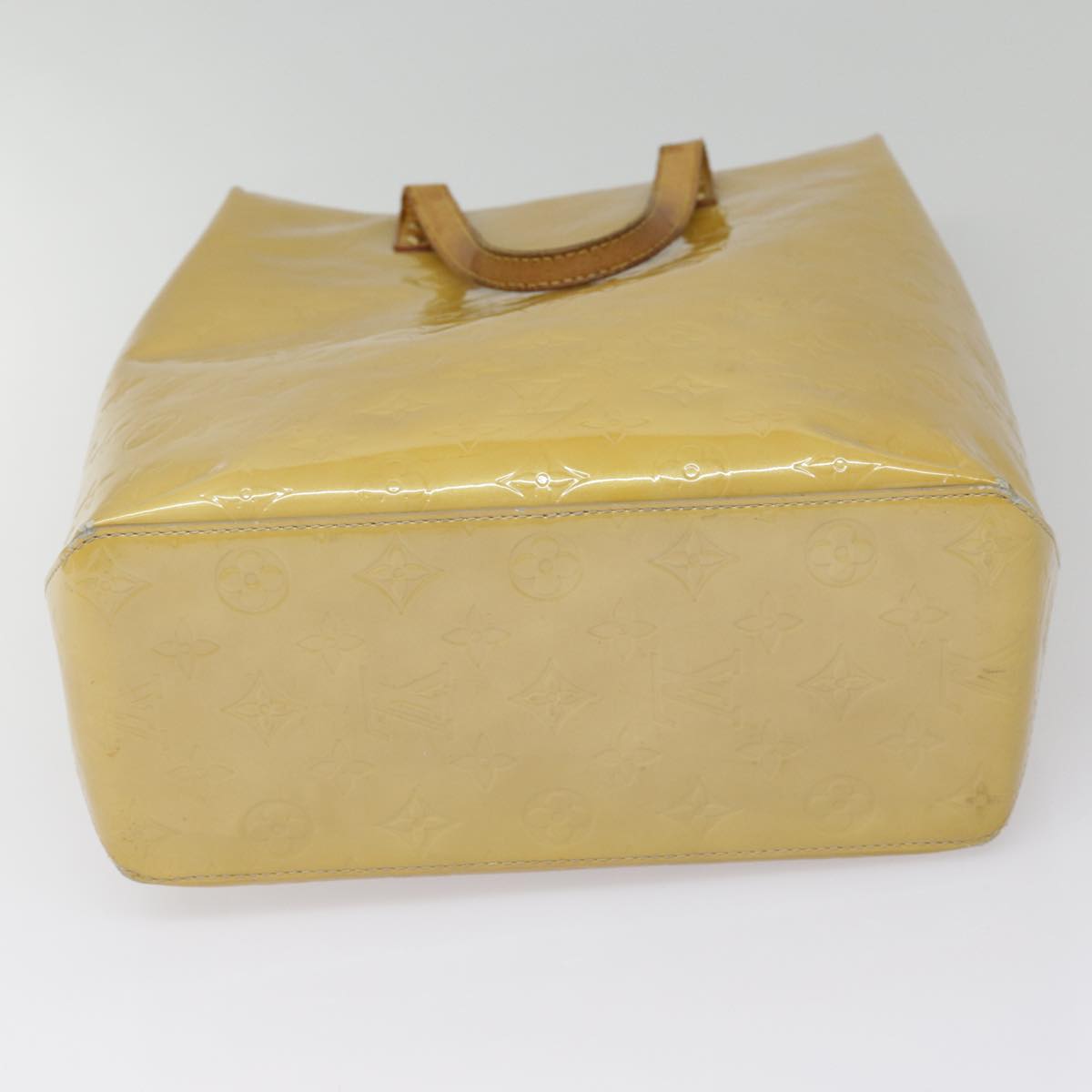 LOUIS VUITTON Monogram Vernis Reade MM Hand Bag Noisette M91141 LV 89188