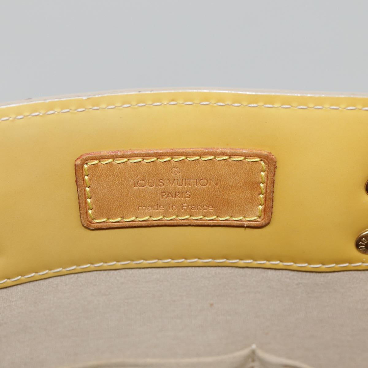 LOUIS VUITTON Monogram Vernis Reade MM Hand Bag Noisette M91141 LV 89188
