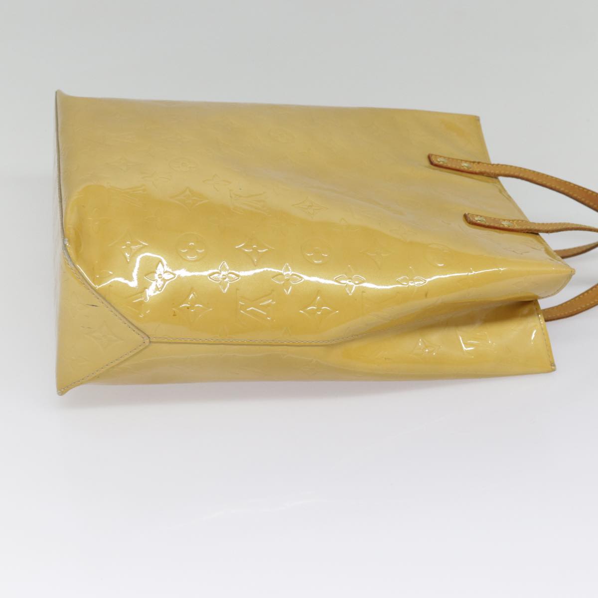 LOUIS VUITTON Monogram Vernis Reade MM Hand Bag Noisette M91141 LV 89188