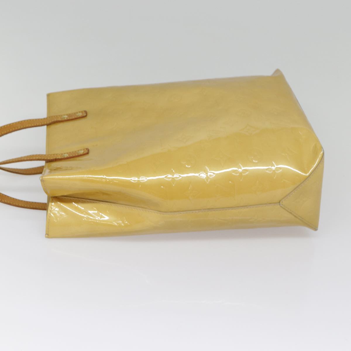LOUIS VUITTON Monogram Vernis Reade MM Hand Bag Noisette M91141 LV 89188