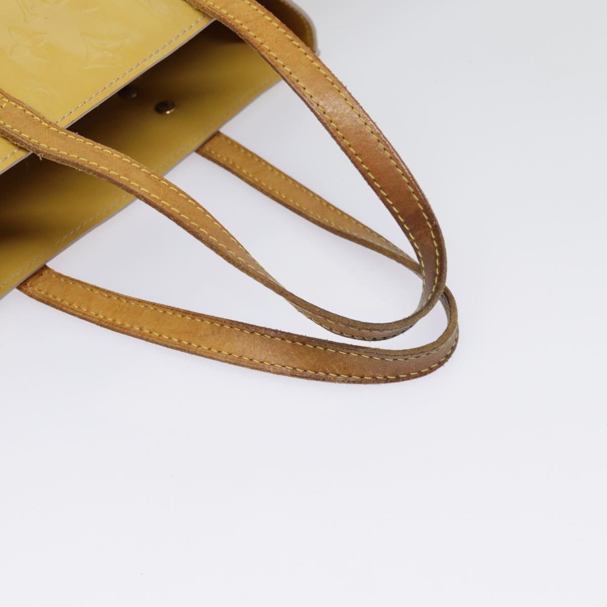 LOUIS VUITTON Monogram Vernis Reade MM Hand Bag Noisette M91141 LV 89188