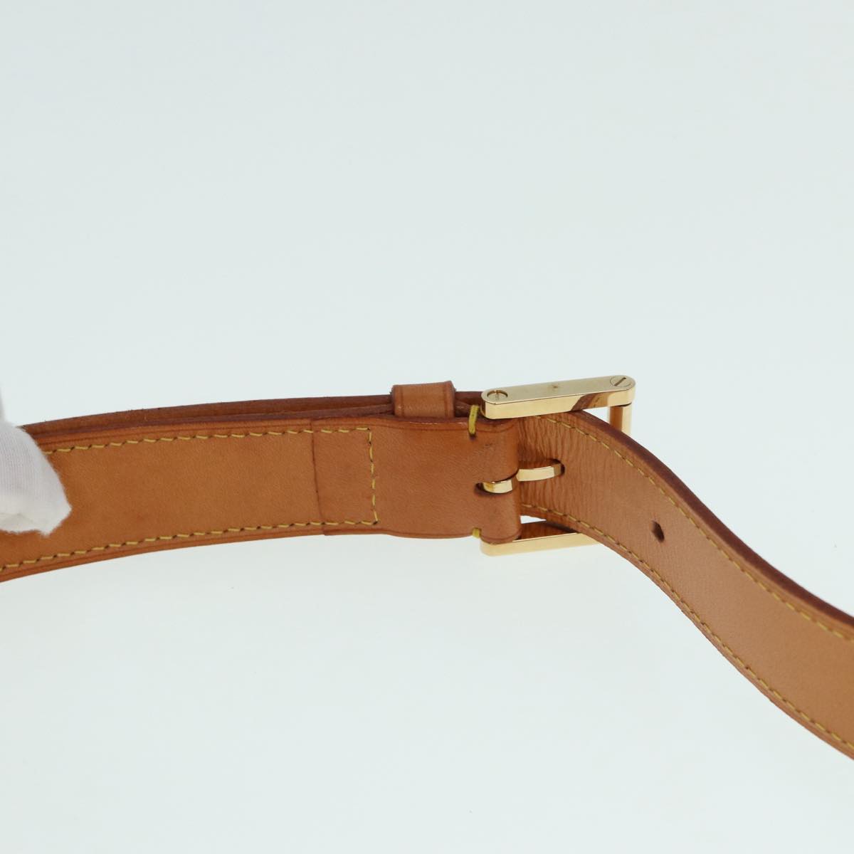 LOUIS VUITTON Monogram Vernis Fulton Waist bag Gris M91041 LV 89189