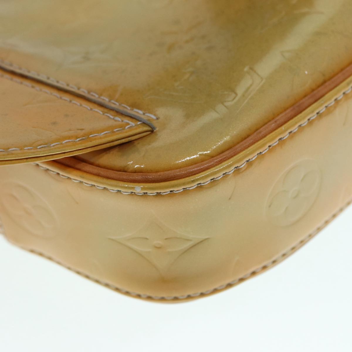 LOUIS VUITTON Monogram Vernis Fulton Waist bag Gris M91041 LV 89189