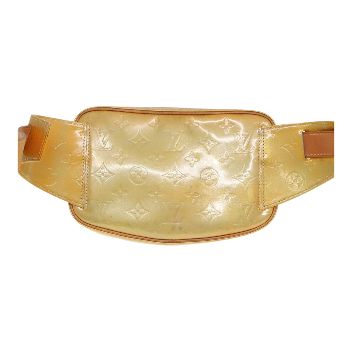 LOUIS VUITTON Monogram Vernis Fulton Waist bag Gris M91041 LV 89189