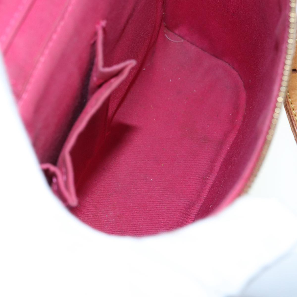 LOUIS VUITTON Monogram Vernis Sullivan Vertical Bag Pink M91259 LV 89190