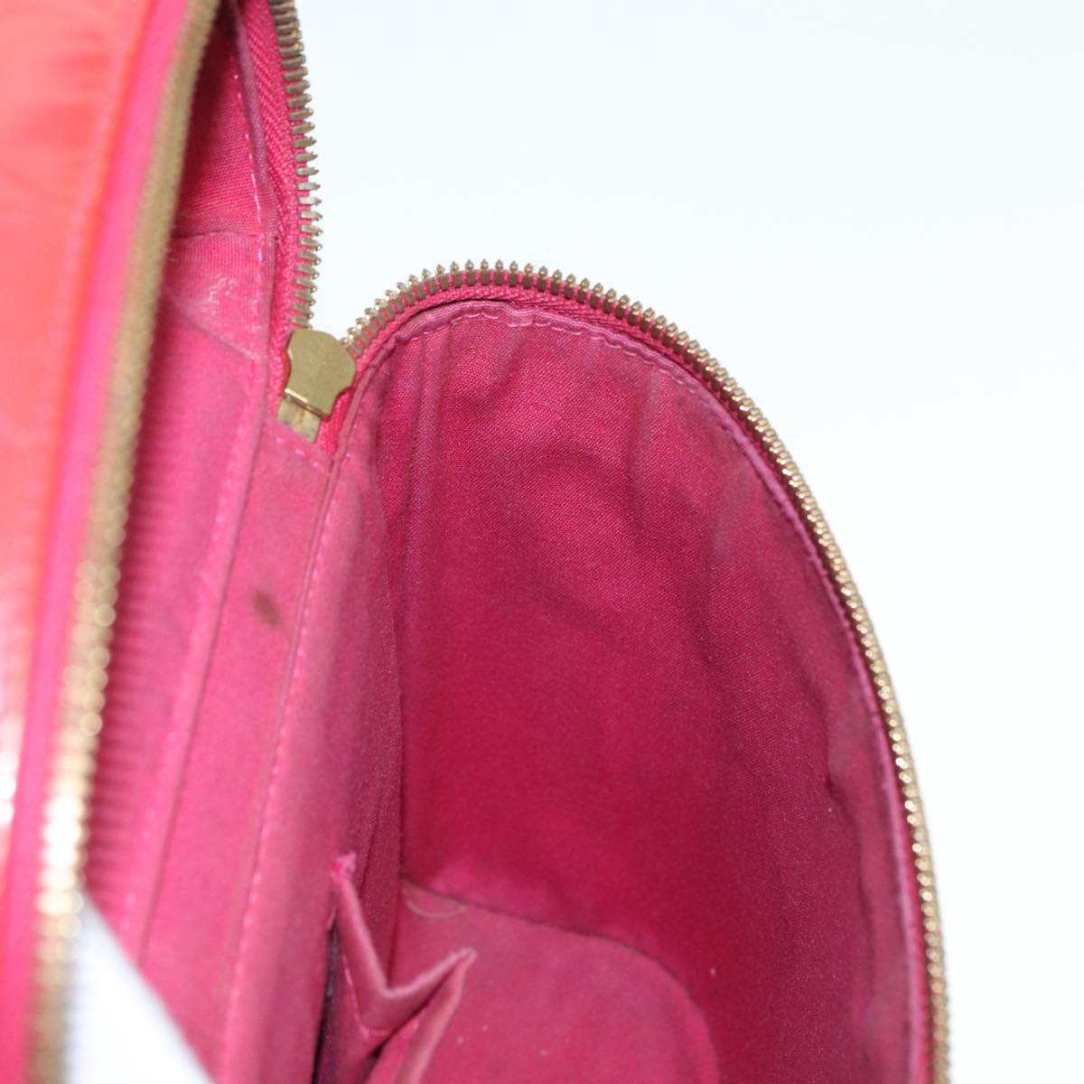 LOUIS VUITTON Monogram Vernis Sullivan Vertical Bag Pink M91259 LV 89190