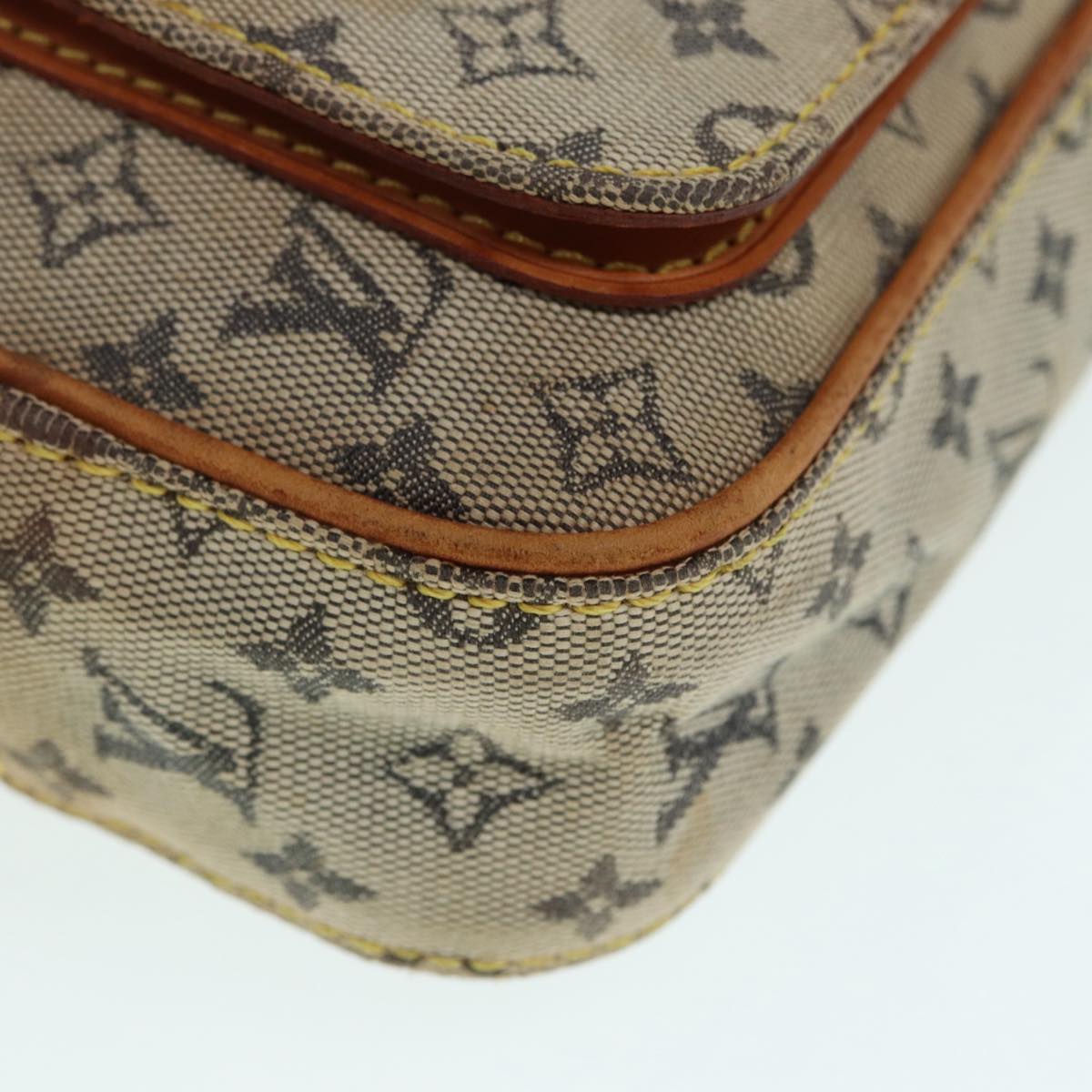 LOUIS VUITTON Monogram Mini Juliet MM Shoulder Bag Blue M92004 LV 89193
