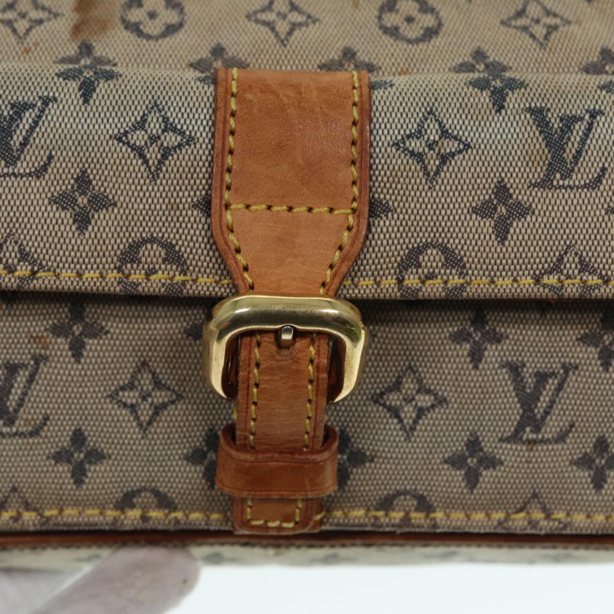 LOUIS VUITTON Monogram Mini Juliet MM Shoulder Bag Blue M92004 LV 89193