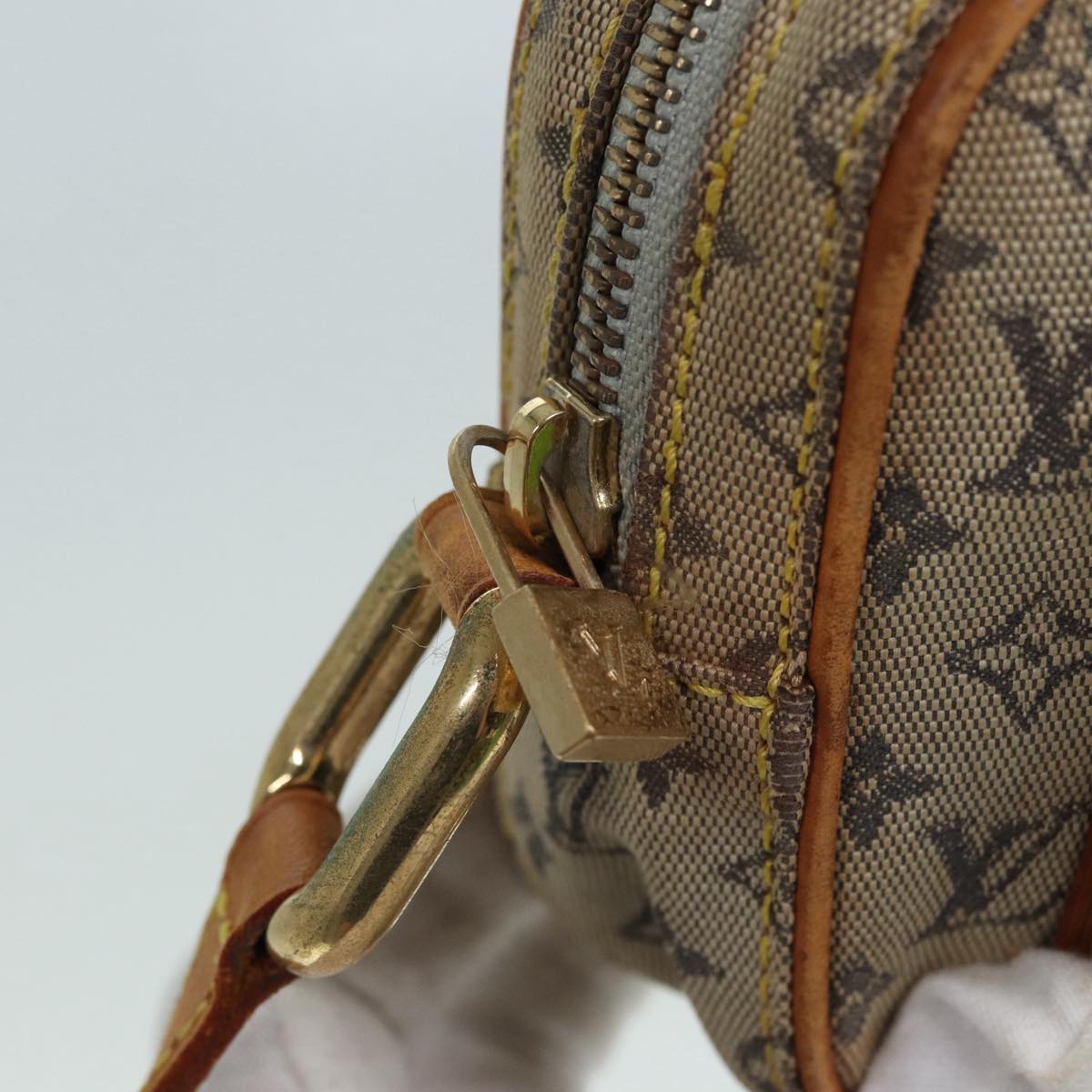 LOUIS VUITTON Monogram Mini Juliet MM Shoulder Bag Blue M92004 LV 89193