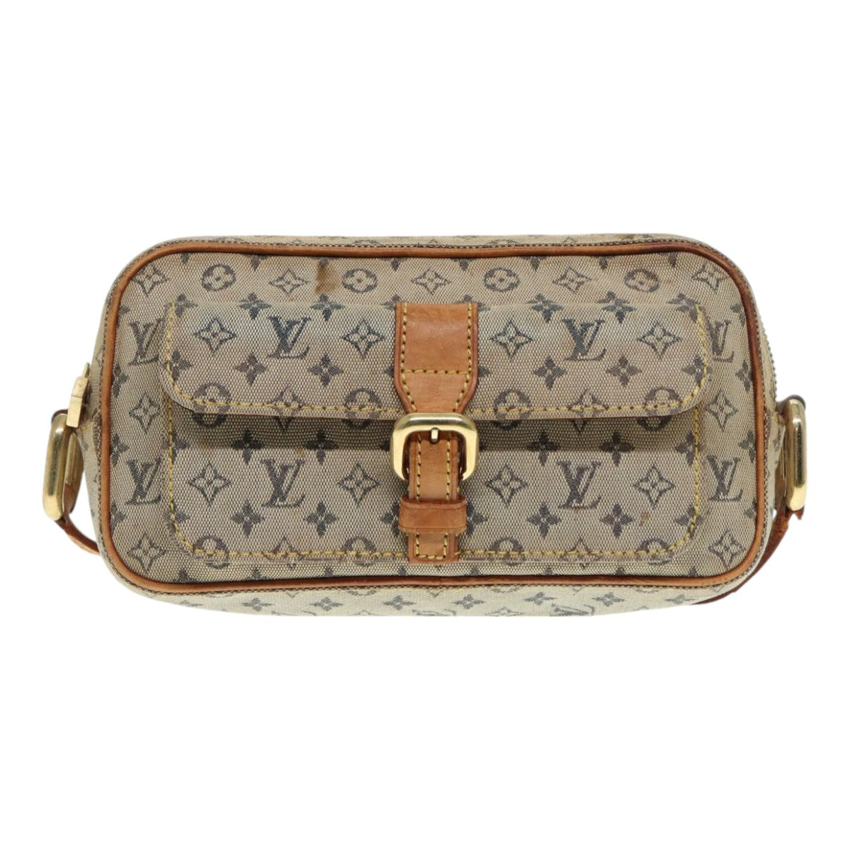 LOUIS VUITTON Monogram Mini Juliet MM Shoulder Bag Blue M92004 LV 89193