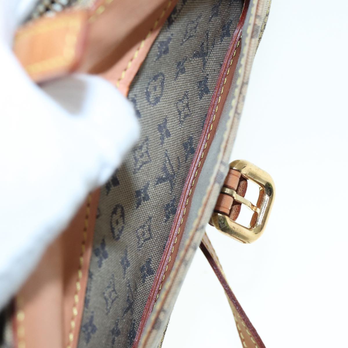 LOUIS VUITTON Monogram Mini Juliet MM Shoulder Bag Blue M92004 LV 89193