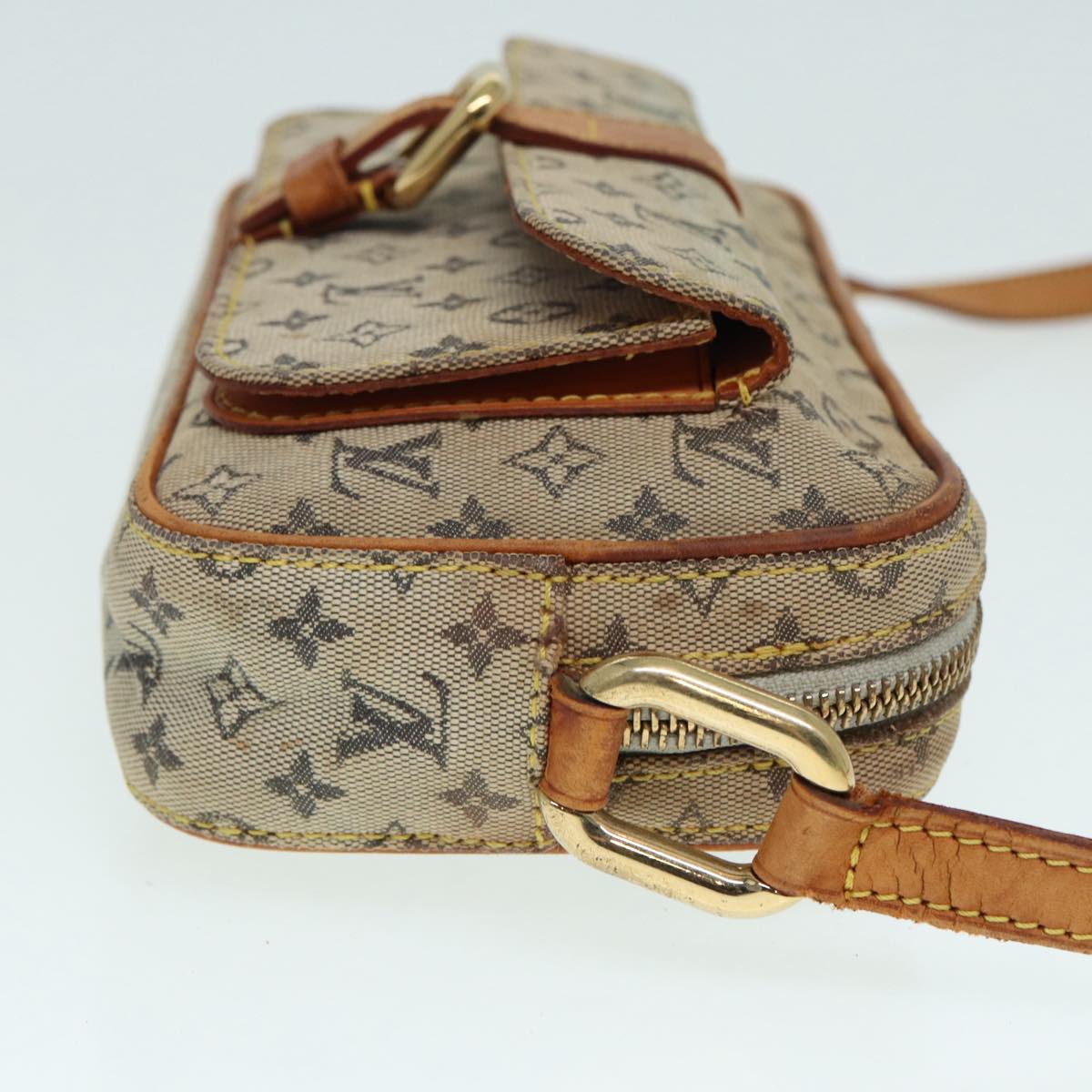 LOUIS VUITTON Monogram Mini Juliet MM Shoulder Bag Blue M92004 LV 89193