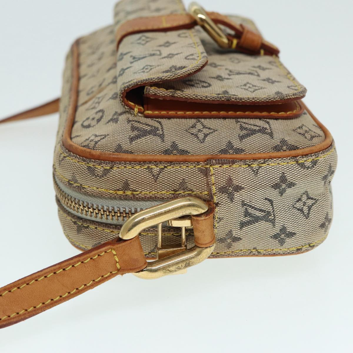 LOUIS VUITTON Monogram Mini Juliet MM Shoulder Bag Blue M92004 LV 89193