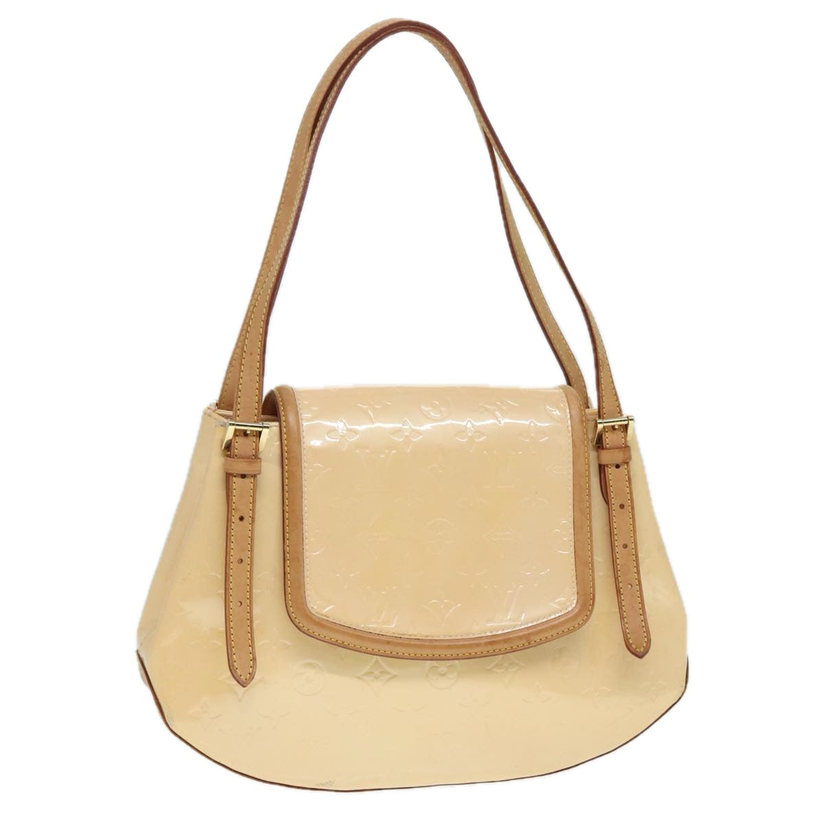 LOUIS VUITTON Vernis Biscayne Bay GM Bag Marshmallow Pink M91284 LV 89195