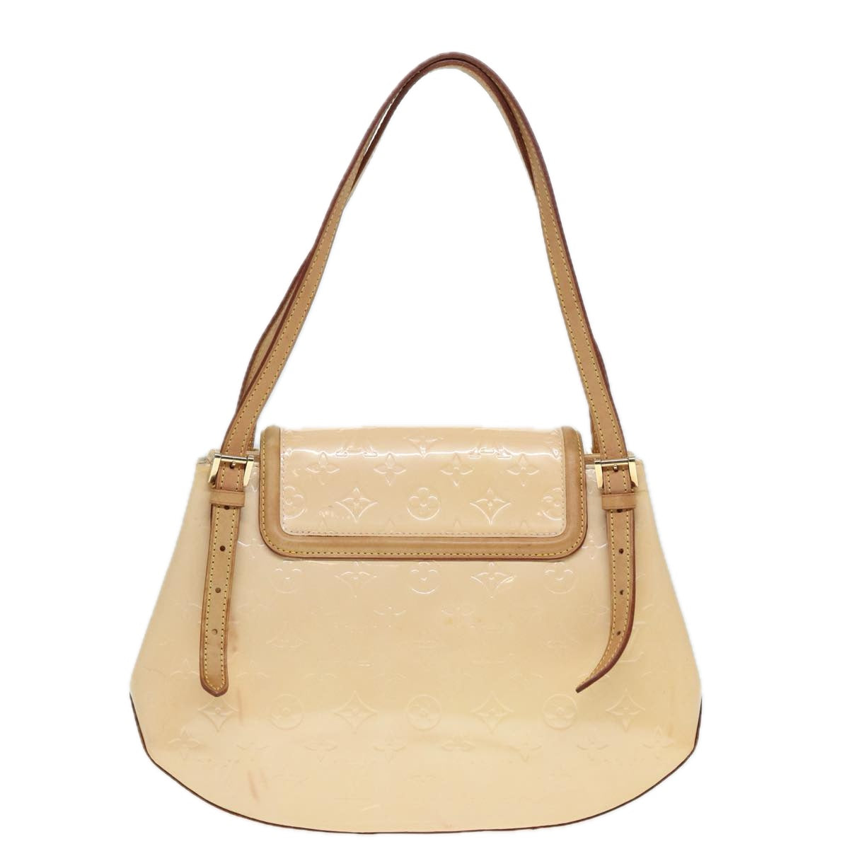 LOUIS VUITTON Vernis Biscayne Bay GM Bag Marshmallow Pink M91284 LV 89195