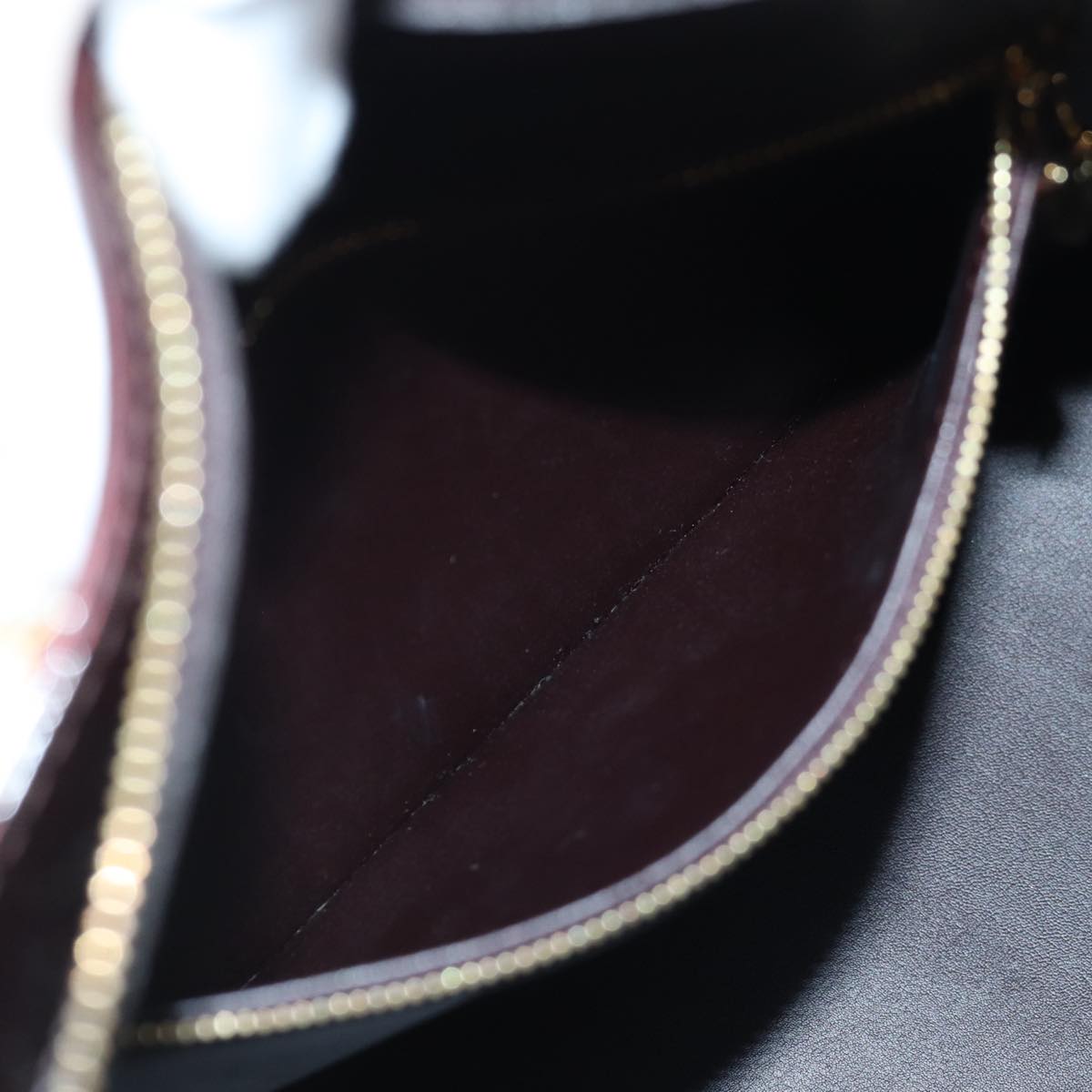 LOUIS VUITTON Monogram Vernis Houston Hand Bag Amarante M91999 LV 89196