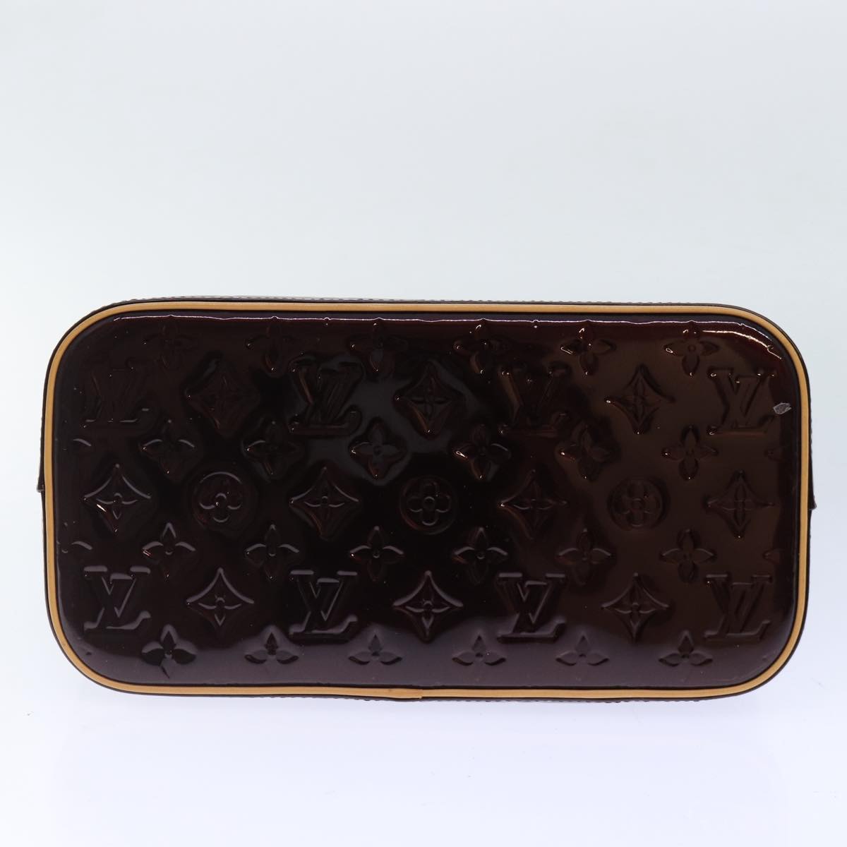LOUIS VUITTON Monogram Vernis Houston Hand Bag Amarante M91999 LV 89196