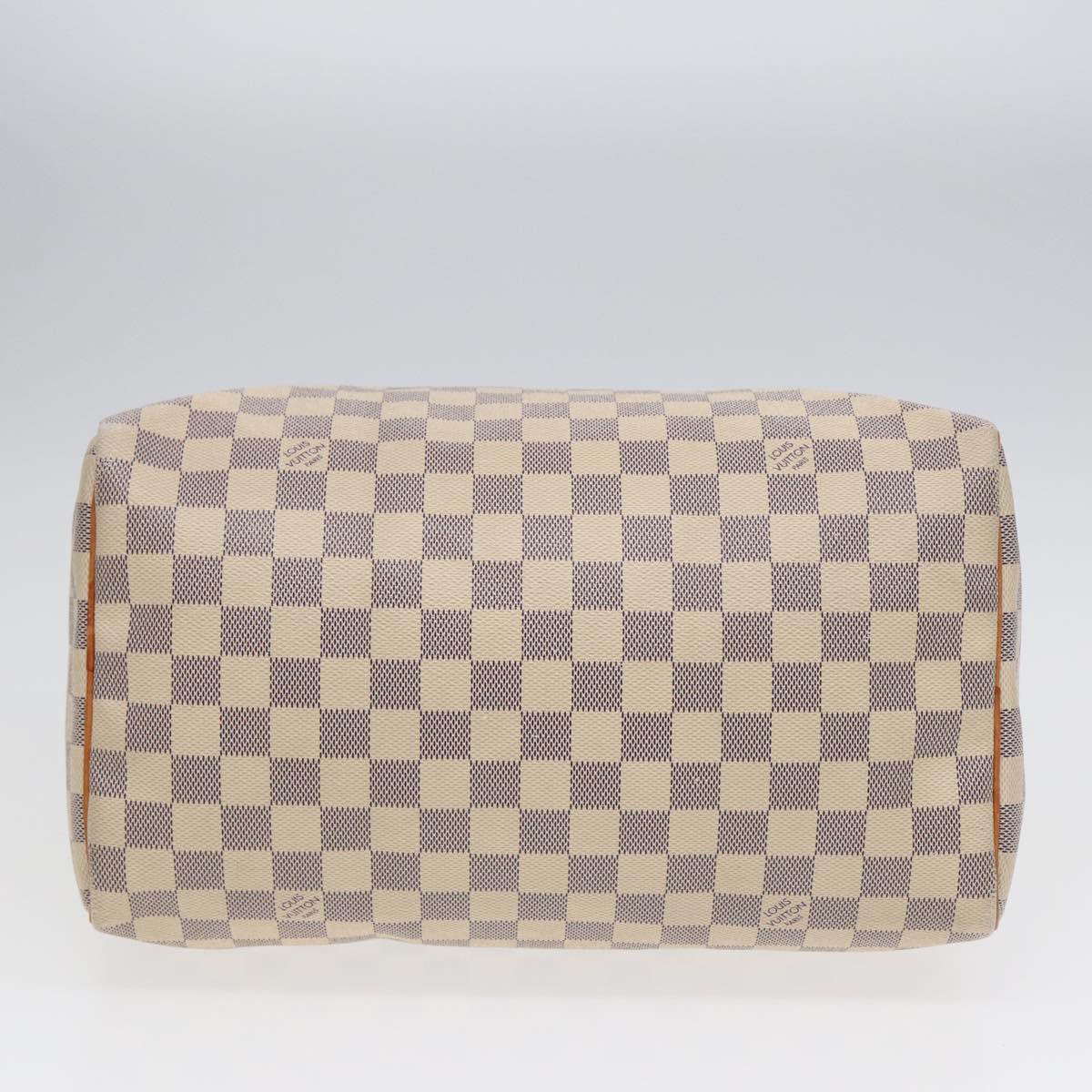 LOUIS VUITTON Damier Azur Speedy 30 Hand Bag N41533 LV 89200