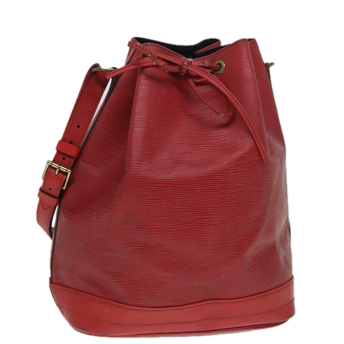 LOUIS VUITTON Epi Noe Shoulder Bag Red M44007 LV 89203