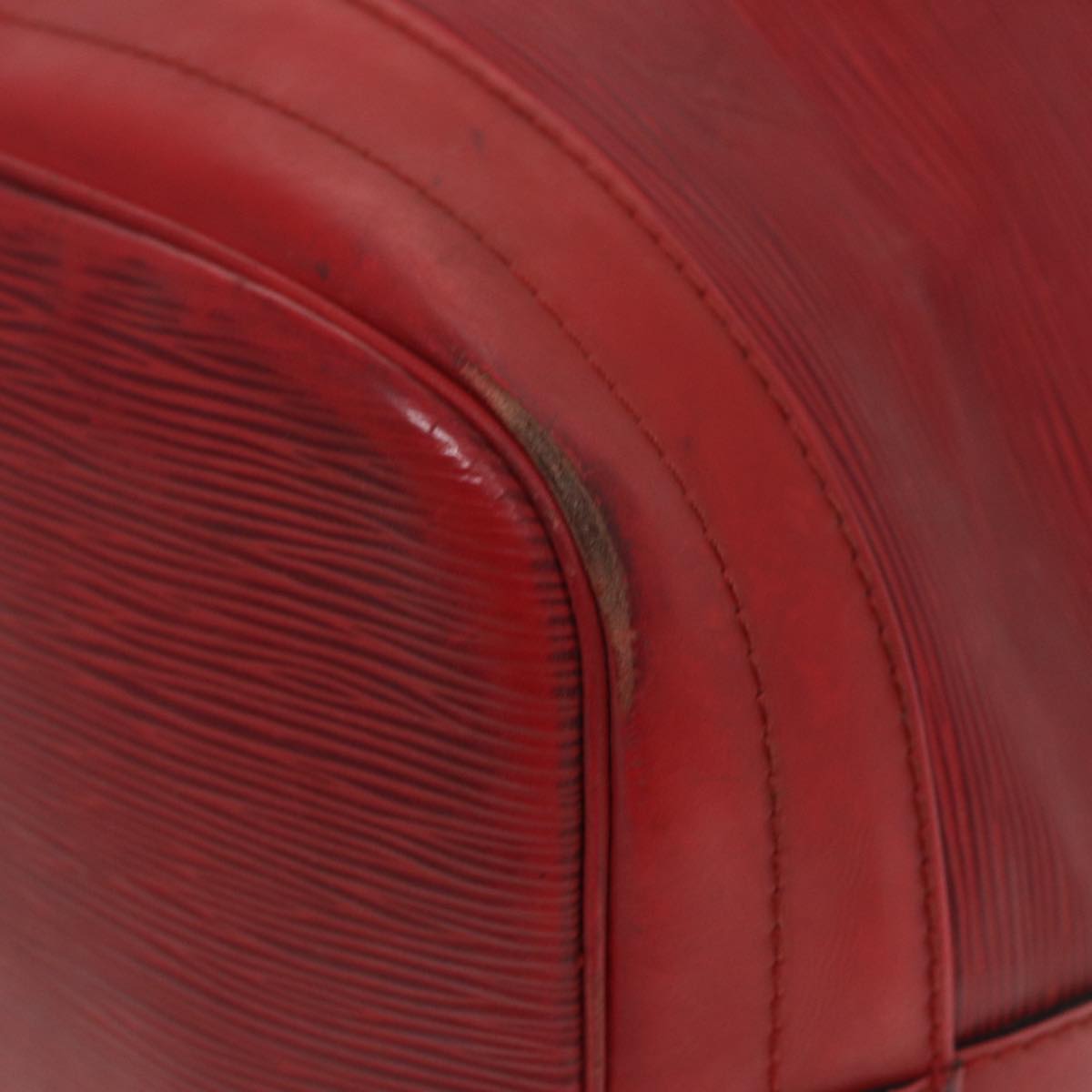 LOUIS VUITTON Epi Noe Shoulder Bag Red M44007 LV 89203