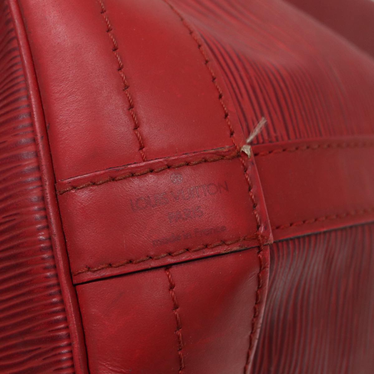 LOUIS VUITTON Epi Noe Shoulder Bag Red M44007 LV 89203