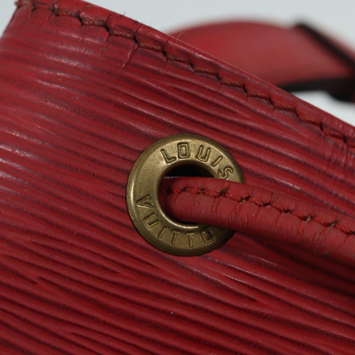 LOUIS VUITTON Epi Noe Shoulder Bag Red M44007 LV 89203