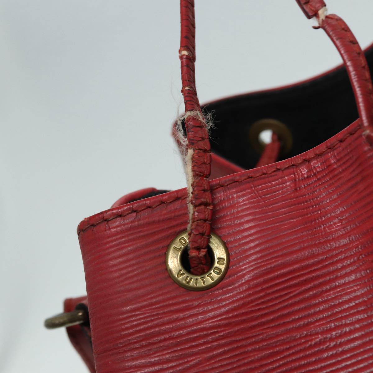 LOUIS VUITTON Epi Noe Shoulder Bag Red M44007 LV 89203