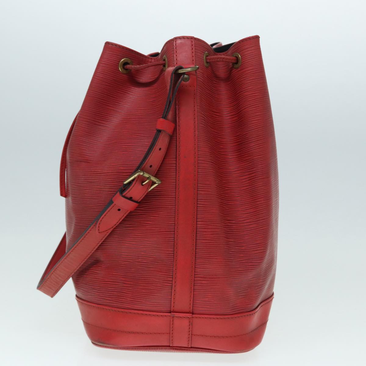 LOUIS VUITTON Epi Noe Shoulder Bag Red M44007 LV 89203