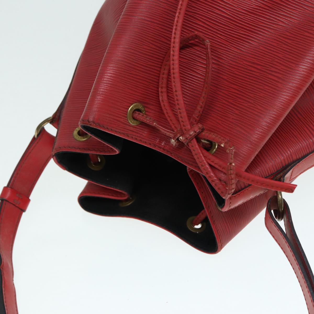 LOUIS VUITTON Epi Noe Shoulder Bag Red M44007 LV 89203