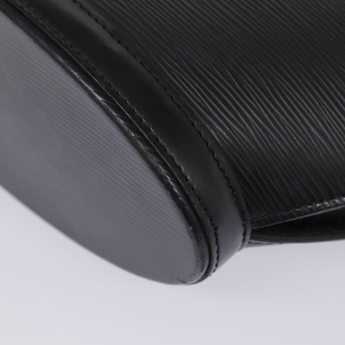 LOUIS VUITTON Epi Saint Jacques Hand Bag Black M52272 LV 89204
