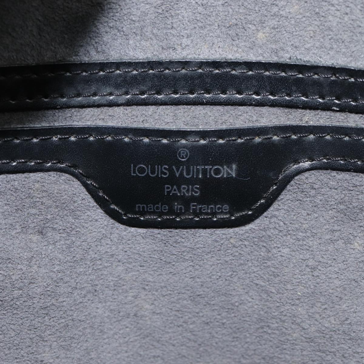 LOUIS VUITTON Epi Saint Jacques Hand Bag Black M52272 LV 89204