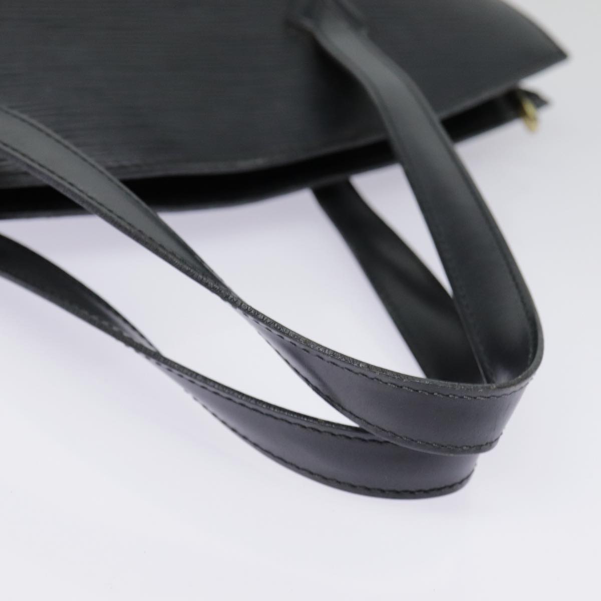 LOUIS VUITTON Epi Saint Jacques Hand Bag Black M52272 LV 89204