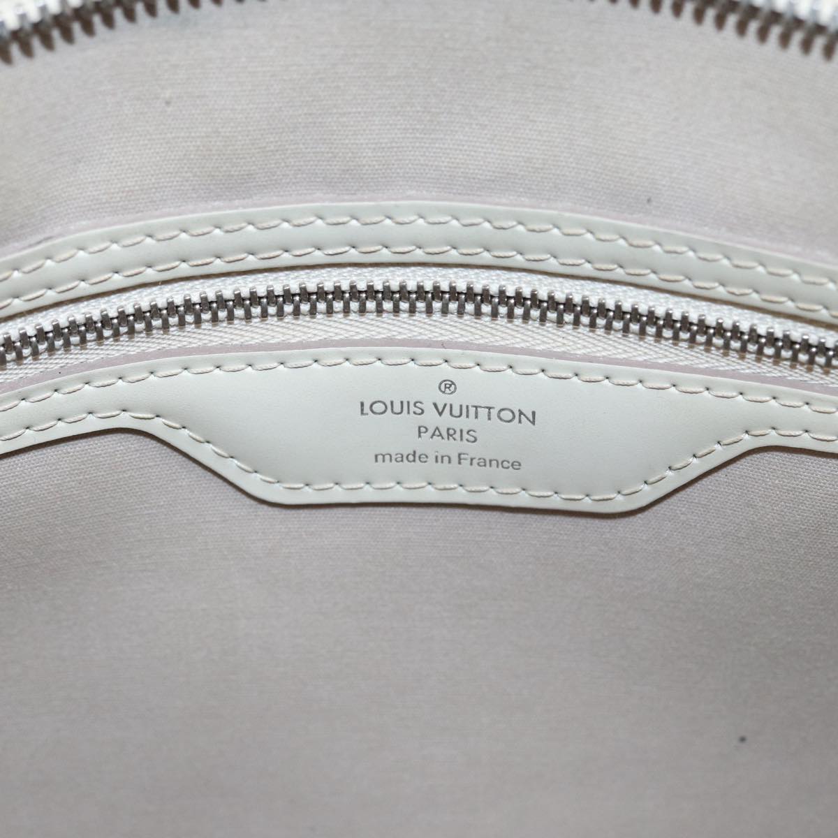 LOUIS VUITTON Epi Blair MM Hand Bag 2way White Yvoire M40330 LV 89206