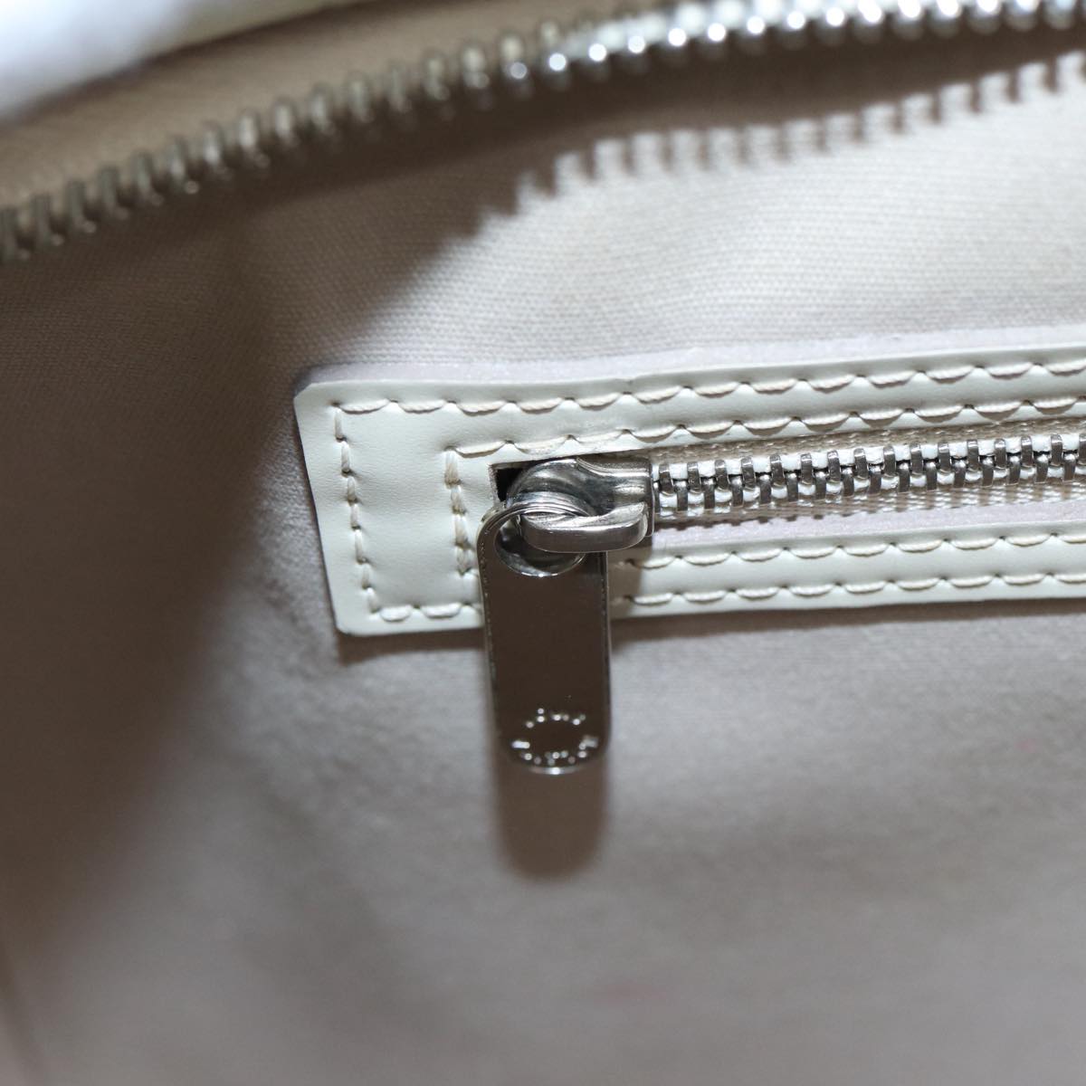 LOUIS VUITTON Epi Blair MM Hand Bag 2way White Yvoire M40330 LV 89206