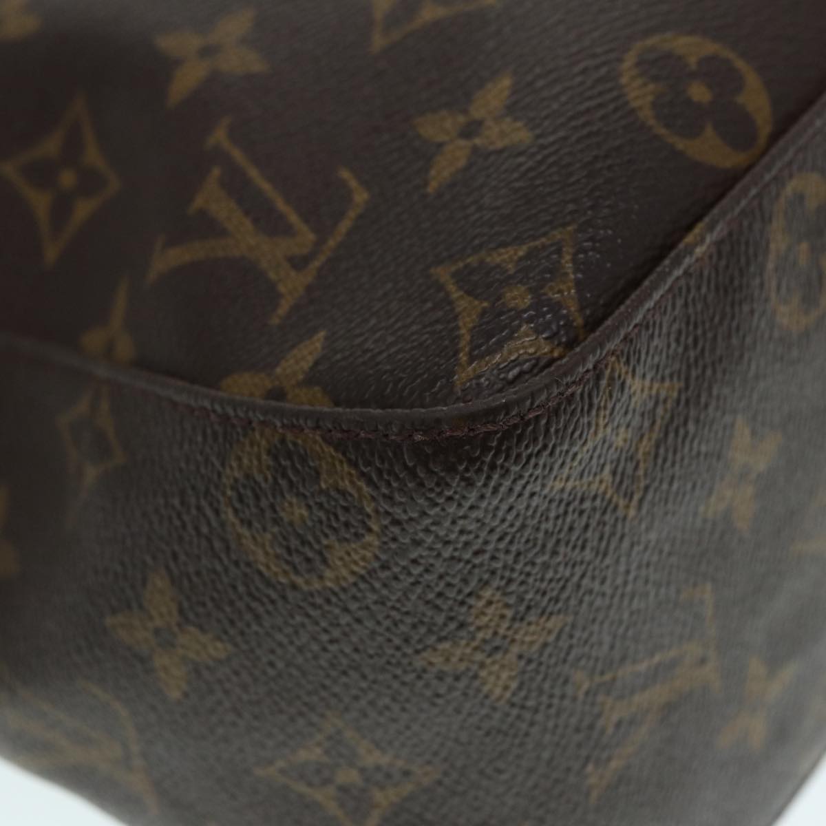 LOUIS VUITTON Monogram Looping GM Shoulder Bag M51145 LV 89209