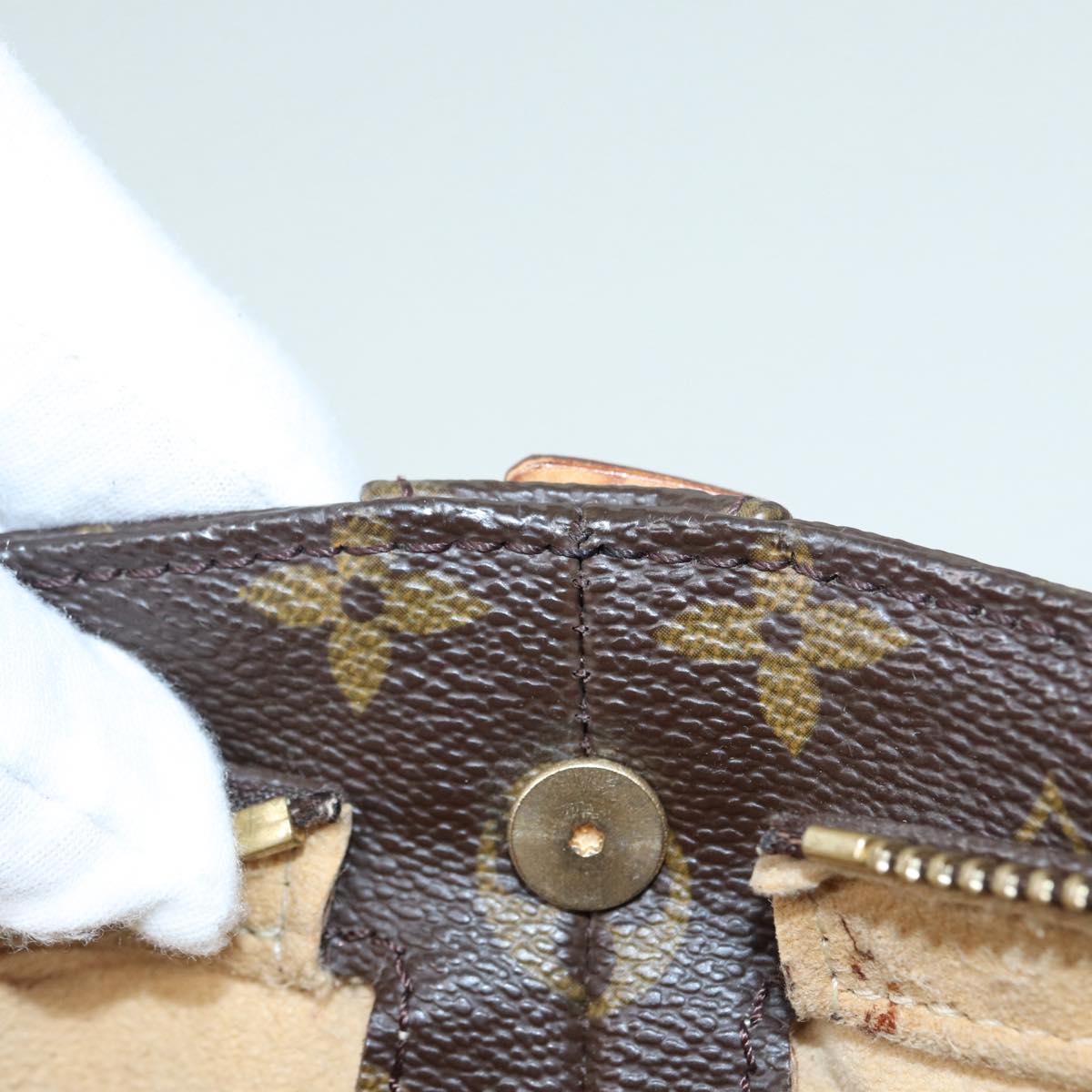 LOUIS VUITTON Monogram Looping GM Shoulder Bag M51145 LV 89209