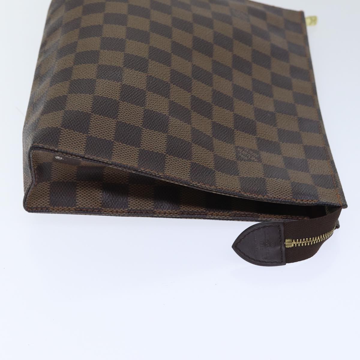 LOUIS VUITTON Damier Ebene Poche Toilette 26 Pouch N47543 LV 89211