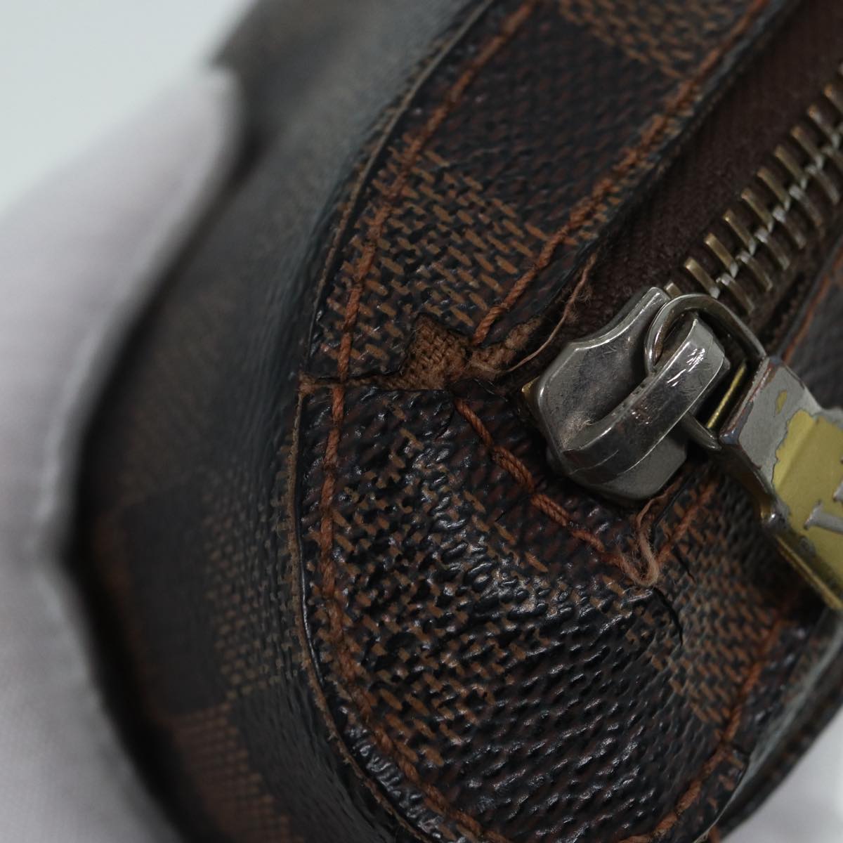 LOUIS VUITTON Damier Ebene Geronimos Shoulder Bag N51994 LV 89212