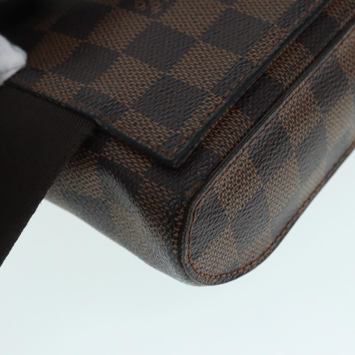 LOUIS VUITTON Damier Ebene Geronimos Shoulder Bag N51994 LV 89212