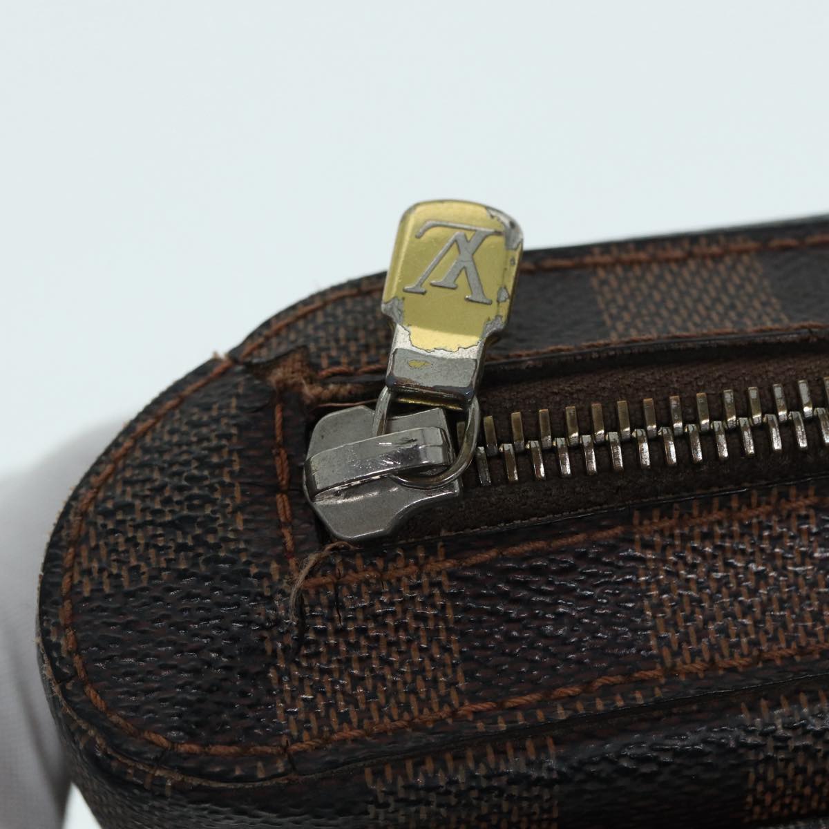 LOUIS VUITTON Damier Ebene Geronimos Shoulder Bag N51994 LV 89212