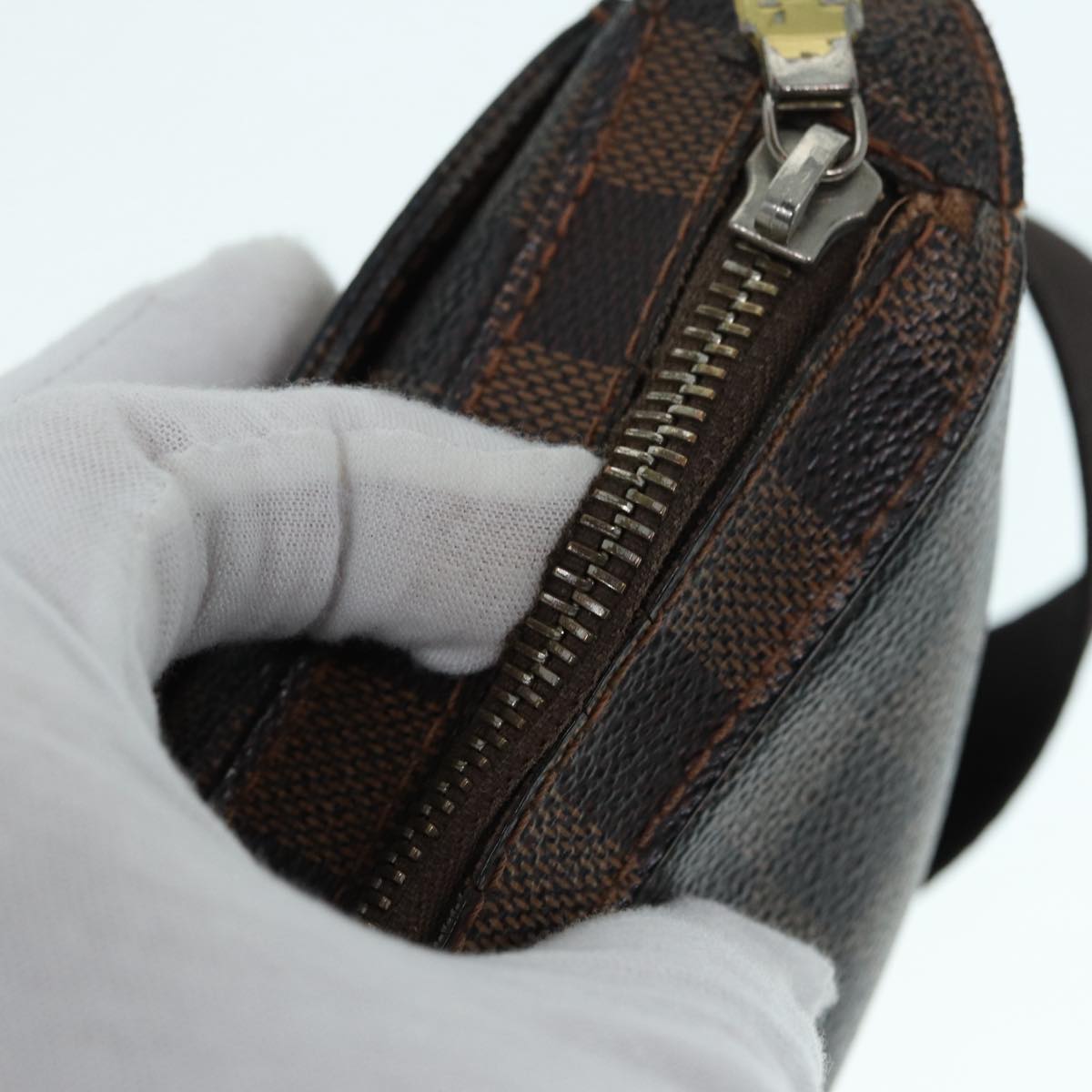 LOUIS VUITTON Damier Ebene Geronimos Shoulder Bag N51994 LV 89212
