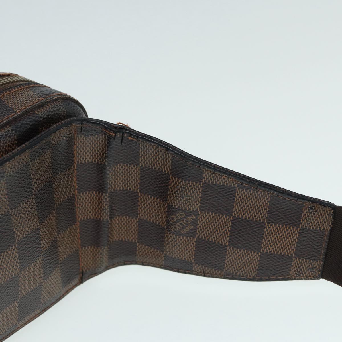 LOUIS VUITTON Damier Ebene Geronimos Shoulder Bag N51994 LV 89212
