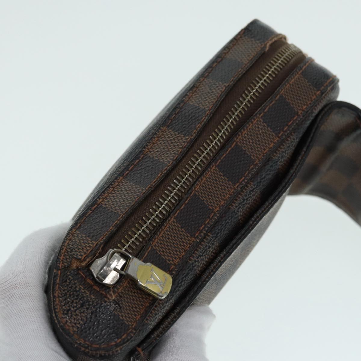 LOUIS VUITTON Damier Ebene Geronimos Shoulder Bag N51994 LV 89212