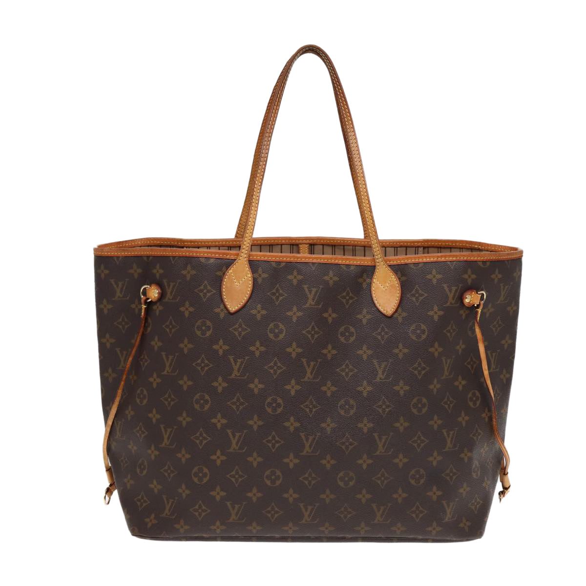 LOUIS VUITTON Monogram Neverfull GM Tote Bag M40157 LV 89214